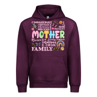 Mauve Wine retro mother Urban Hoodie - JahusDesignShop