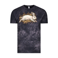Cloud Black Bunny Rabbit leopard Easter Day Vintage Tee - HowdyJamesFarm