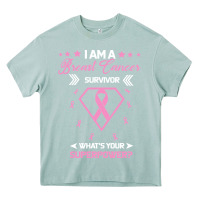 Arona I am a Breast Cancer Survivor What is Your Superpower Heavy Core Tee - Bettercallsaul