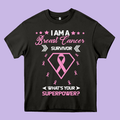 I Am A Breast Cancer Survivor What Is Your Superpower Heavy Core Tee Designed By Bettercallsaul