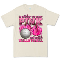 Bone In October We Wear Pink and Watch Volleyball Premium Tee - texasbilliewilder