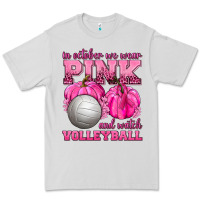 Dove Grey In October We Wear Pink and Watch Volleyball Premium Tee - texasbilliewilder