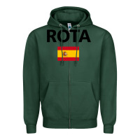 Sports Green rota spain spanish flag city vacation travel gift pullover hoodie Zipper Hoodie - maiPhamDesign