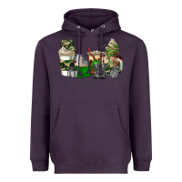 Plum veteran coffee cups Heavyweight Hoodie - AdoDesignShop