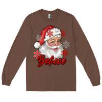 Chestnut santa believe Long Sleeve Tee - RanaPortraitStore