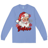 Colony Blue santa believe Long Sleeve Tee - RanaPortraitStore