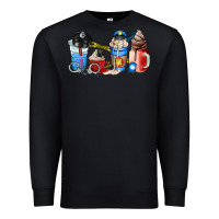 Black police coffee cup Premium Sweatshirt - AdoDesignShop
