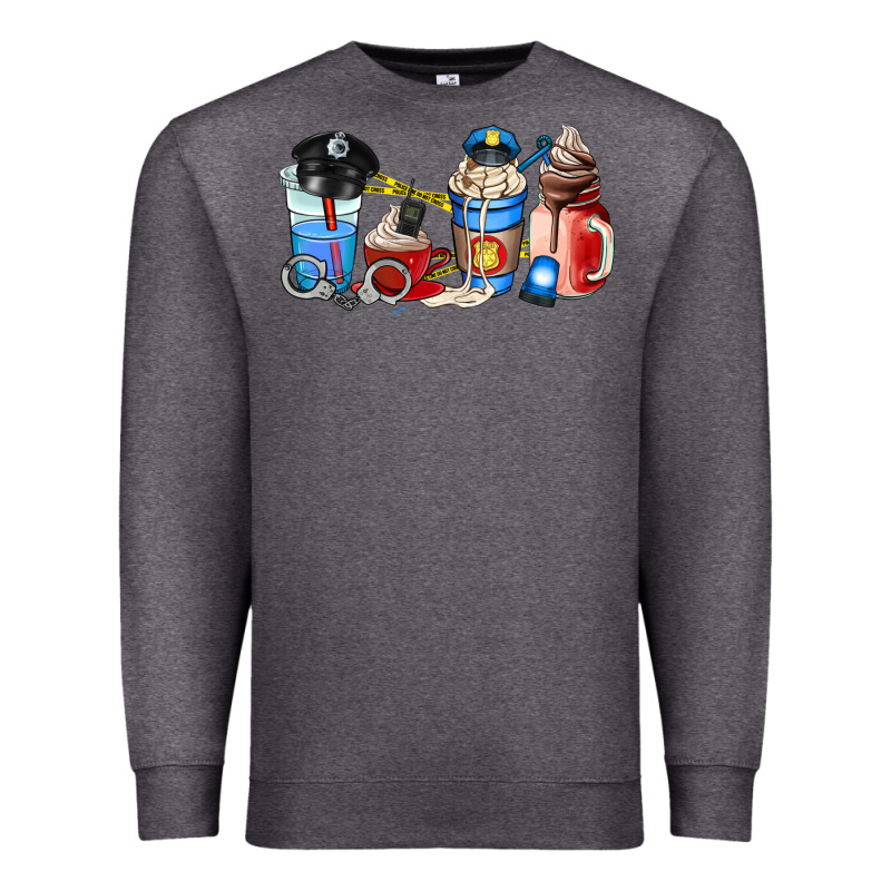 Police Coffee Cup Premium Sweatshirt by AdoDesignShop | Teevron