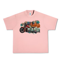 Badass Mama Motorcycle Mother's Day Urban Heavy Tee | Teevron