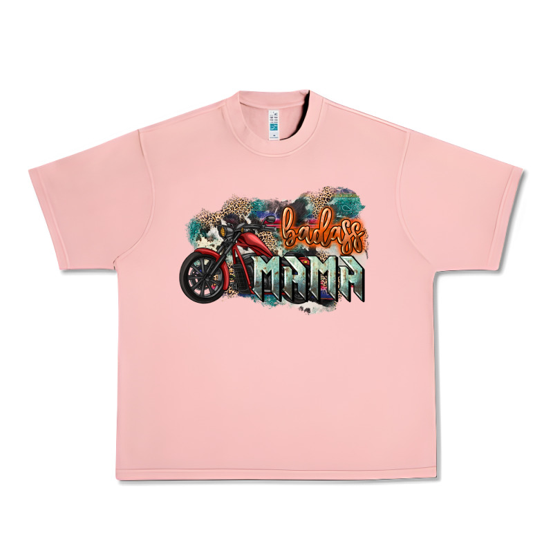 Badass Mama Motorcycle Mother's Day Urban Heavy Tee by HowdyJamesFarm | Teevron