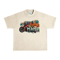 Sandshell Badass mama motorcycle mother's day Urban Heavy Tee - HowdyJamesFarm
