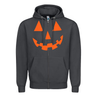 Smoke Halloween Pumpkin Face Gift Creepy Spooky Horror Zipper Hoodie - maiPhamDesign