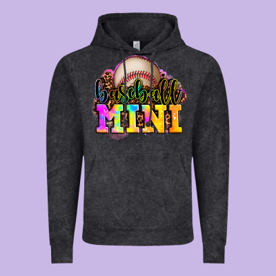 Baseball Mini Vintage Hoodie Designed By Oliviacreatesart