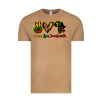Vintage Camel Peace love Juneteenth Vintage Tee - HowdyJamesFarm