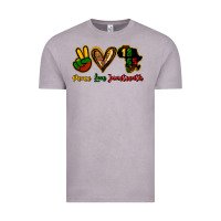 Vintage Zinc Peace love Juneteenth Vintage Tee - HowdyJamesFarm