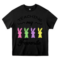 Black Teaching My Favorite Bunny Heavy Core Tee - Bettercallsaul