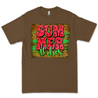 Cacao summer vibes watermelon leopard background Premium Tee - Jasminsmagicworld