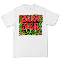 White summer vibes watermelon leopard background Premium Tee - Jasminsmagicworld
