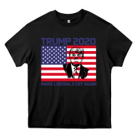 Black Trump 2020 Make Liberals cry Again Heavy Core Tee - Bettercallsaul