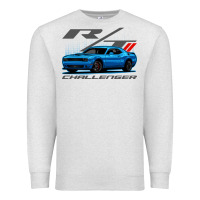 Oatmeal Heather Blue Challenger RT T-Shirt Premium Sweatshirt - maiPhamDesign