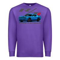 Purple Blue Challenger RT T-Shirt Premium Sweatshirt - maiPhamDesign