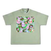 Oil Green Easter bunny and egg Urban Heavy Tee - CowGirlArtShop