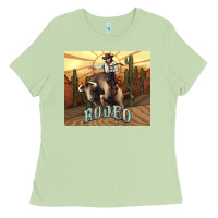 Matcha Rodeo Cowboy bullfighter western 20oz skinny Ladies Tee - HowdyJamesFarm