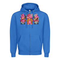 True Royal breast cancer gnome Zipper Hoodie - BarkalooDesign
