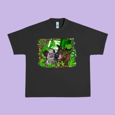 St. Patricks Day Heifers Urban Heavy Tee Designed By Ranaportraitstore