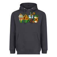 Smoke sunflowers coffee cups Heavyweight Hoodie - AdoDesignShop