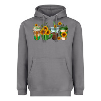 Storm sunflowers coffee cups Heavyweight Hoodie - AdoDesignShop