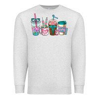 Oatmeal Heather nurse fuel coffee cups Premium Sweatshirt - AdoDesignShop