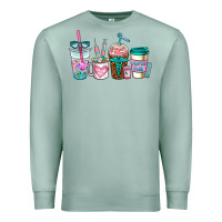 Seafoam nurse fuel coffee cups Premium Sweatshirt - AdoDesignShop