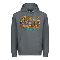 Rock Thankful Blessed Kind Of Mess Premium Hoodie - CowhideDigitalArt