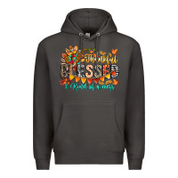 Smoke Thankful Blessed Kind Of Mess Premium Hoodie - CowhideDigitalArt