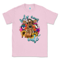 Bubblegum Pink Holy cow i am cute baby cow Classic Tee - HowdyJamesFarm