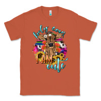 Copper Holy cow i am cute baby cow Classic Tee - HowdyJamesFarm