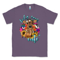 Lavender Holy cow i am cute baby cow Classic Tee - HowdyJamesFarm