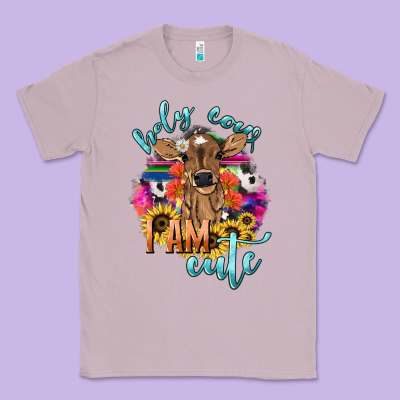 Holy Cow I Am Cute Baby Cow Classic Tee Designed By Howdyjamesfarm