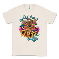 Natural Holy cow i am cute baby cow Classic Tee - HowdyJamesFarm