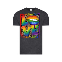 Vintage Black Love pride Vintage Tee - CowGirlArtShop