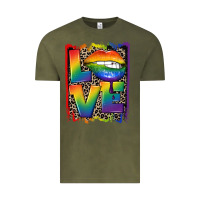 Vintage Olive Love pride Vintage Tee - CowGirlArtShop