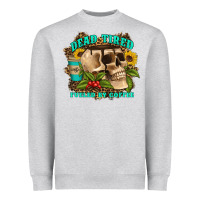 Heather Grey dead tired fueled by coffee Heavyweight Sweatshirt - Artiststas