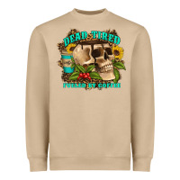 Mushroom dead tired fueled by coffee Heavyweight Sweatshirt - Artiststas