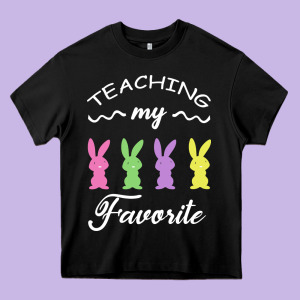 Teaching My Favorite Bunny Heavy Core Tee Designed By Bettercallsaul