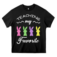 Black Teaching My Favorite Bunny Heavy Core Tee - Bettercallsaul