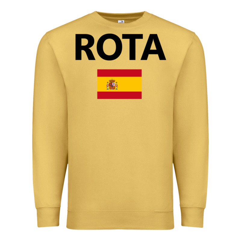 Rota Spain Spanish Flag City Vacation Travel Gift Pullover Hoodie Premium Sweatshirt by maiPhamDesign | Teevron