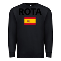 Black rota spain spanish flag city vacation travel gift pullover hoodie Premium Sweatshirt - maiPhamDesign