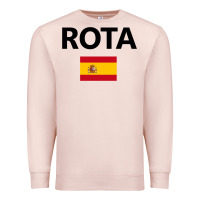 Pale Pink rota spain spanish flag city vacation travel gift pullover hoodie Premium Sweatshirt - maiPhamDesign
