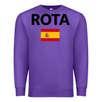 Purple rota spain spanish flag city vacation travel gift pullover hoodie Premium Sweatshirt - maiPhamDesign